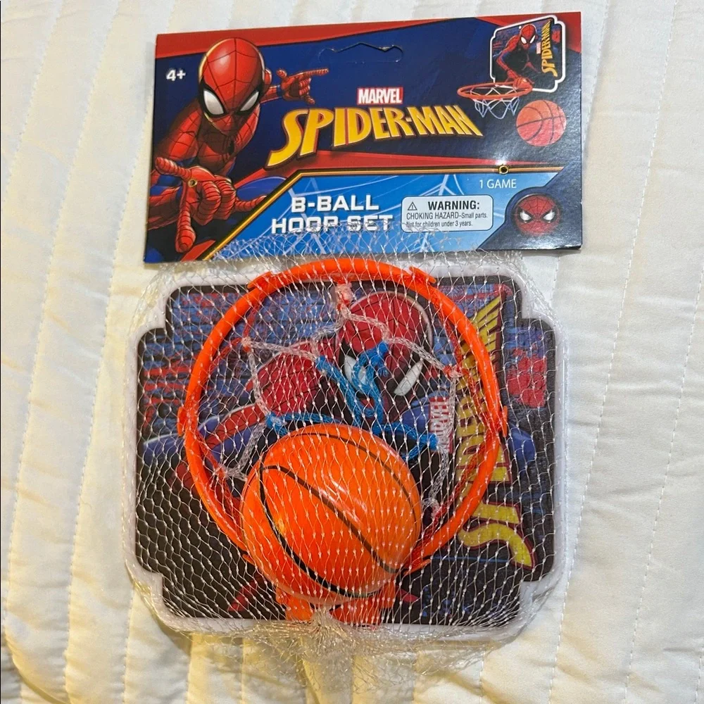 SPIDERMAN Basket Ball Hoop Game Set
